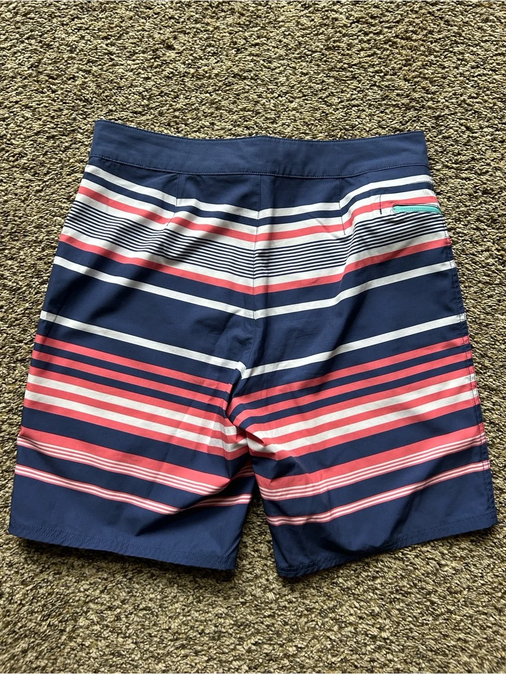 Vineyard Vines Americana Striped Swim Board Shorts Size 30